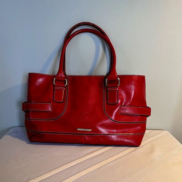 EUC Nine West Leather Bag - Picture 1 of 11